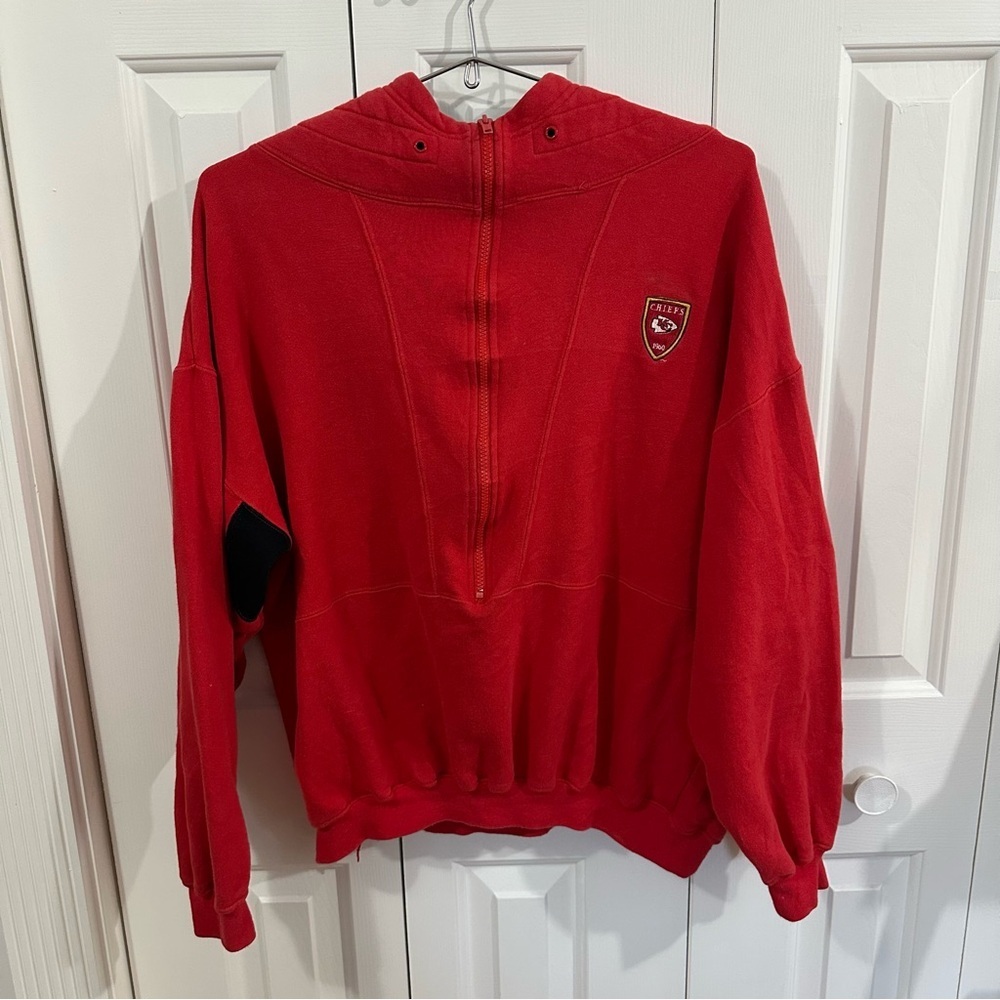 NFL Kansas City Chiefs 3/4 Zip Hoodie